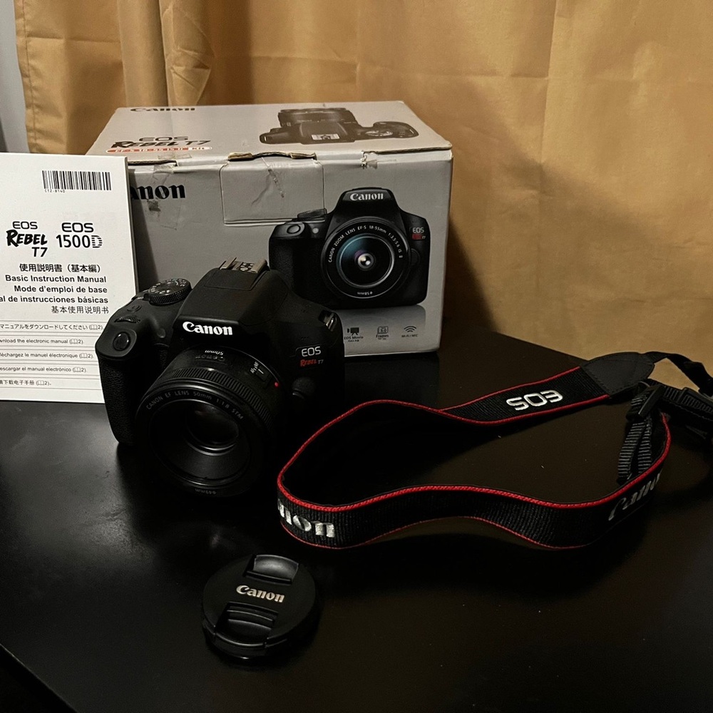 Canon EOS 1500D Black DSLR Camera